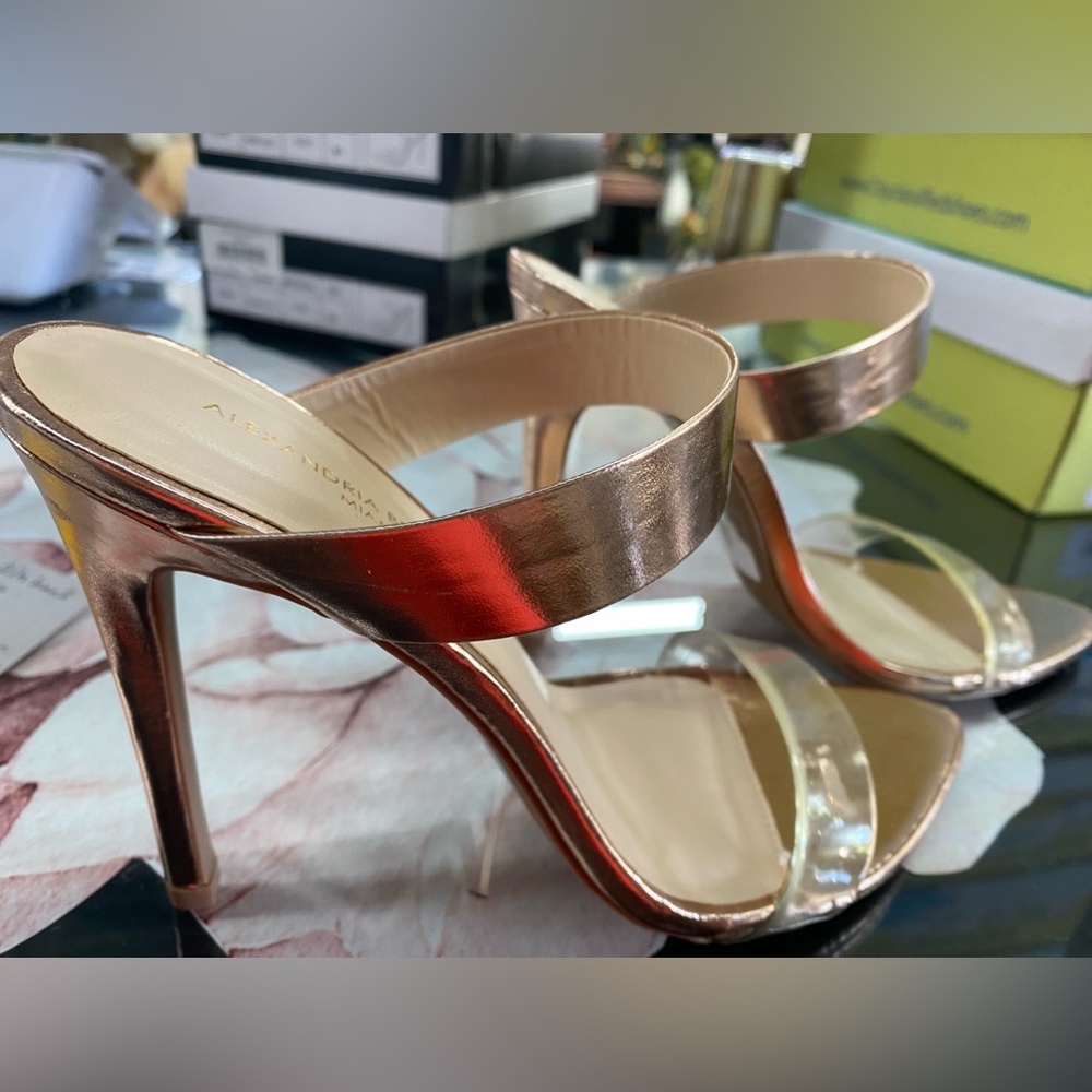 Audrey Rose Gold Heel